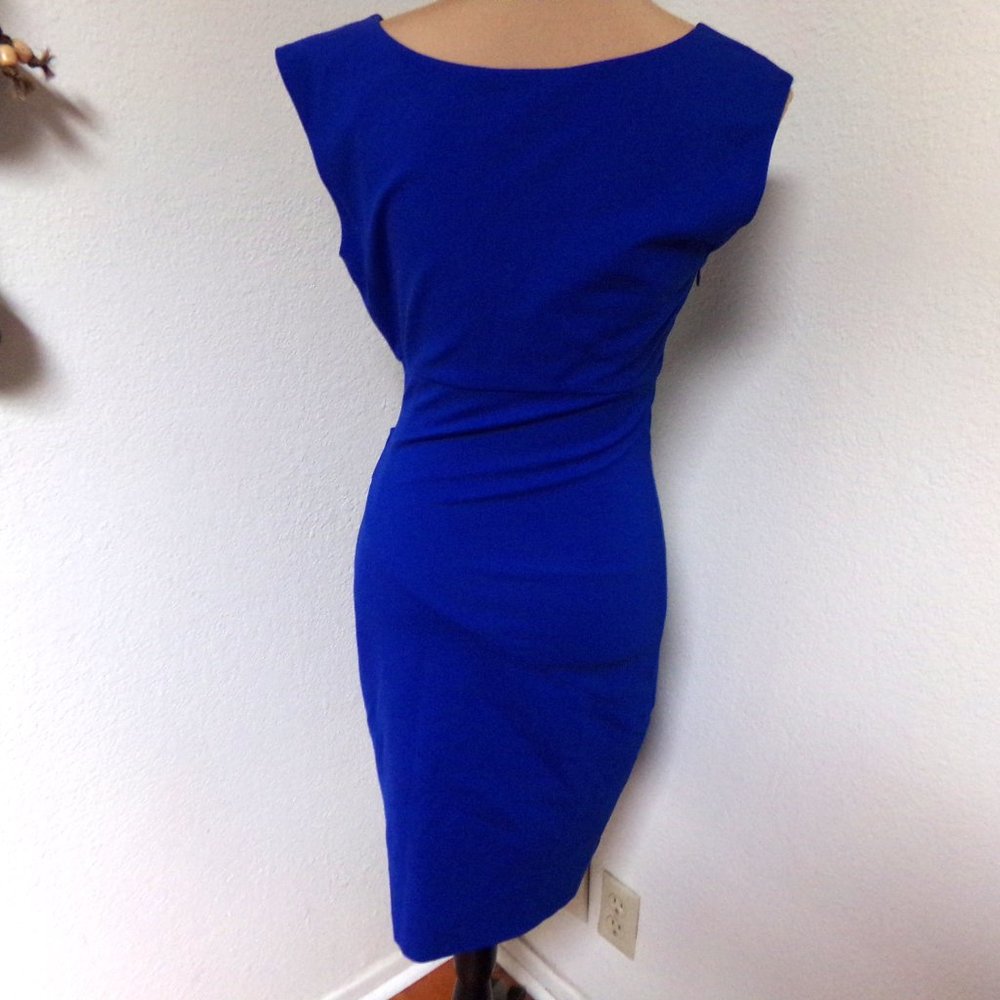 Diane Von Furstenburg Royal Blue Dress Bevin View 6